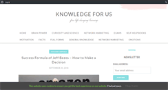 Desktop Screenshot of knowledgeforus.com