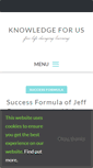 Mobile Screenshot of knowledgeforus.com